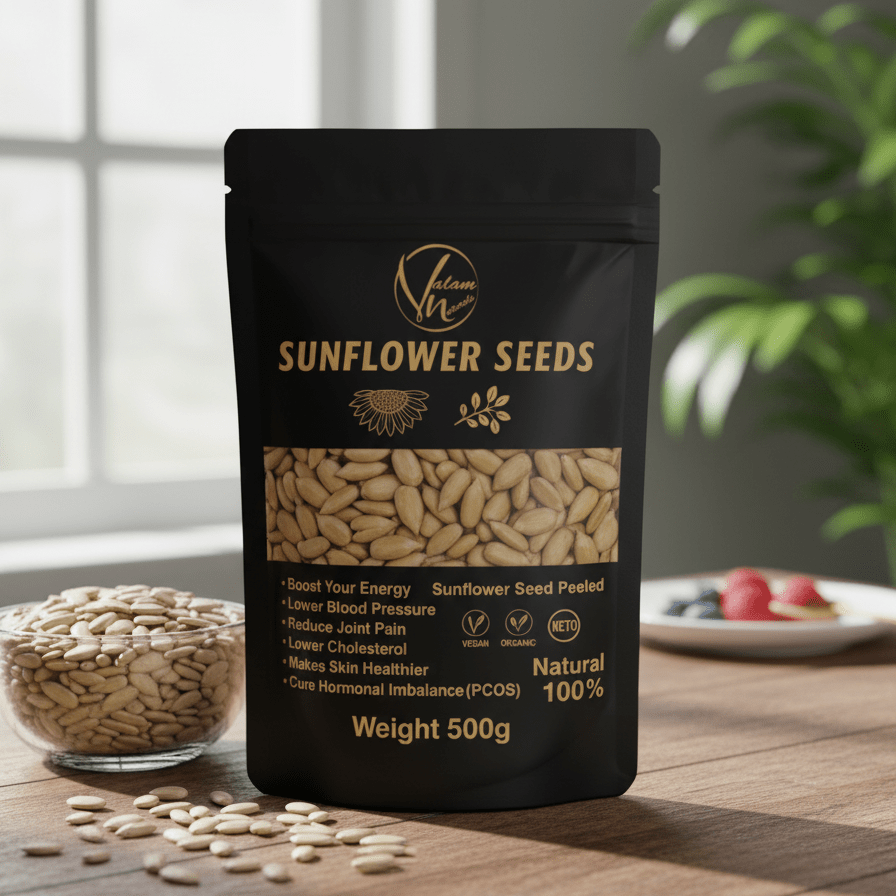 Sunflower Seeds Without Shell | 100% Natural Peeled Seeds | Rich In Protein, Fiber, And Healthy Fats For Snacking, Baking, And Cooking - Image 2