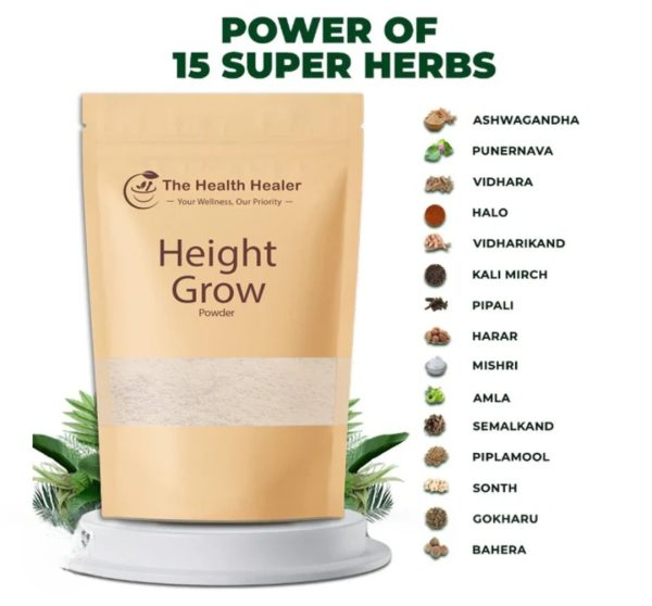 The Health Healer Height Grow Powder – 100% Natural Height Increase Supplement (60 Grams) - Image 5