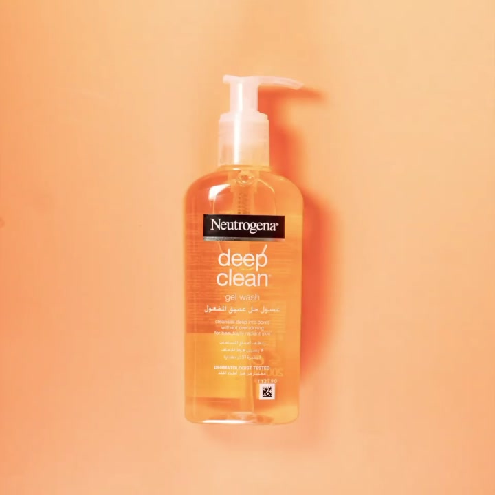 Neutrogena Deep Clean Gel Wash – Oil-Free Daily Facial Cleanser for Oily & Combination Skin (200ml) - Image 4