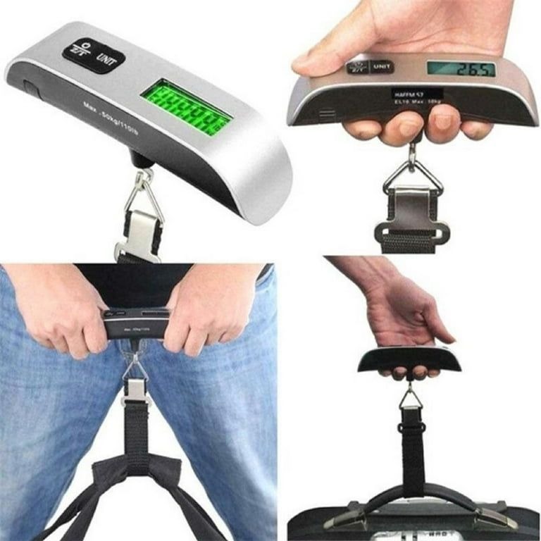 Portable Digital Luggage Scale – LCD Display & Unit Conversion for Travel - Image 3