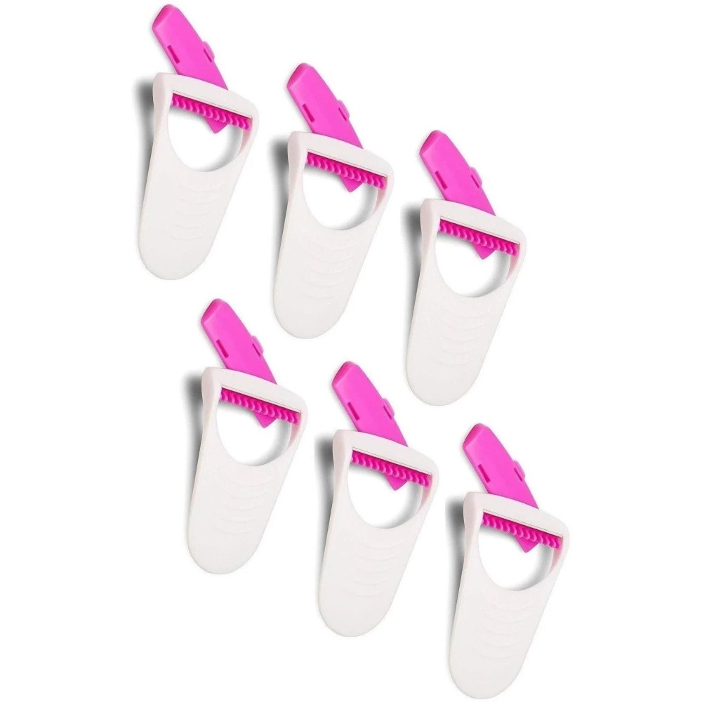 Safit Shave Body Razor Pack of 6 – White & Pink Disposable Razors for Women, Soft Blades Hair Remover for Smooth & Gentle Shaving - Image 5