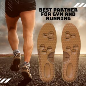 Medicated Insoles with Pressure Points – Shock Absorbing, Sweat-Absorbing, Arch Support Orthotic Insoles for Men & Women