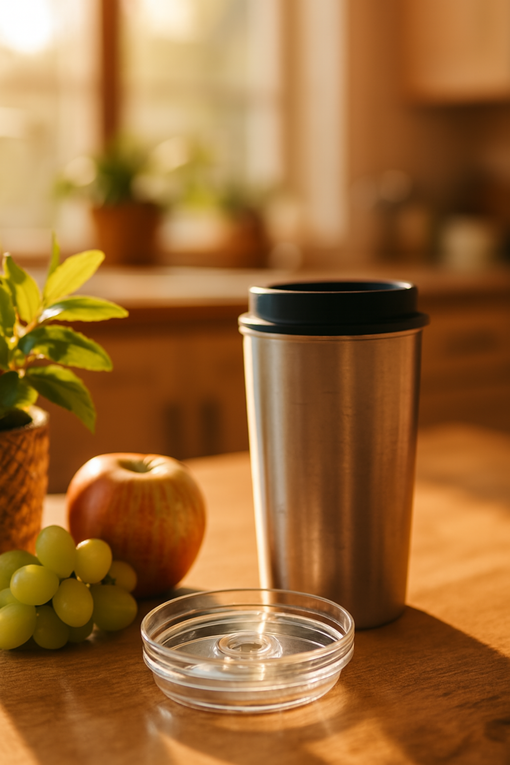 Premium Transparent Tumbler Lid – Spill-Proof, Durable, and Crystal Clear - Image 2