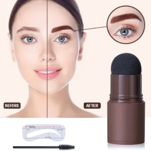 Dual-Use Eyebrow Stamp and Hairline Shading Powder – Instant Fill & Define