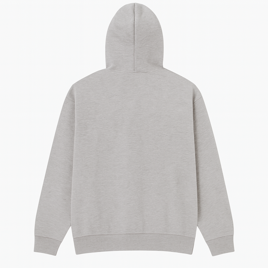 Unisex Grey Printed Hoodie – Premium Summer Collection for Boys & Girls | Stylish, Comfortable & Trendy Casual Wear - Image 3