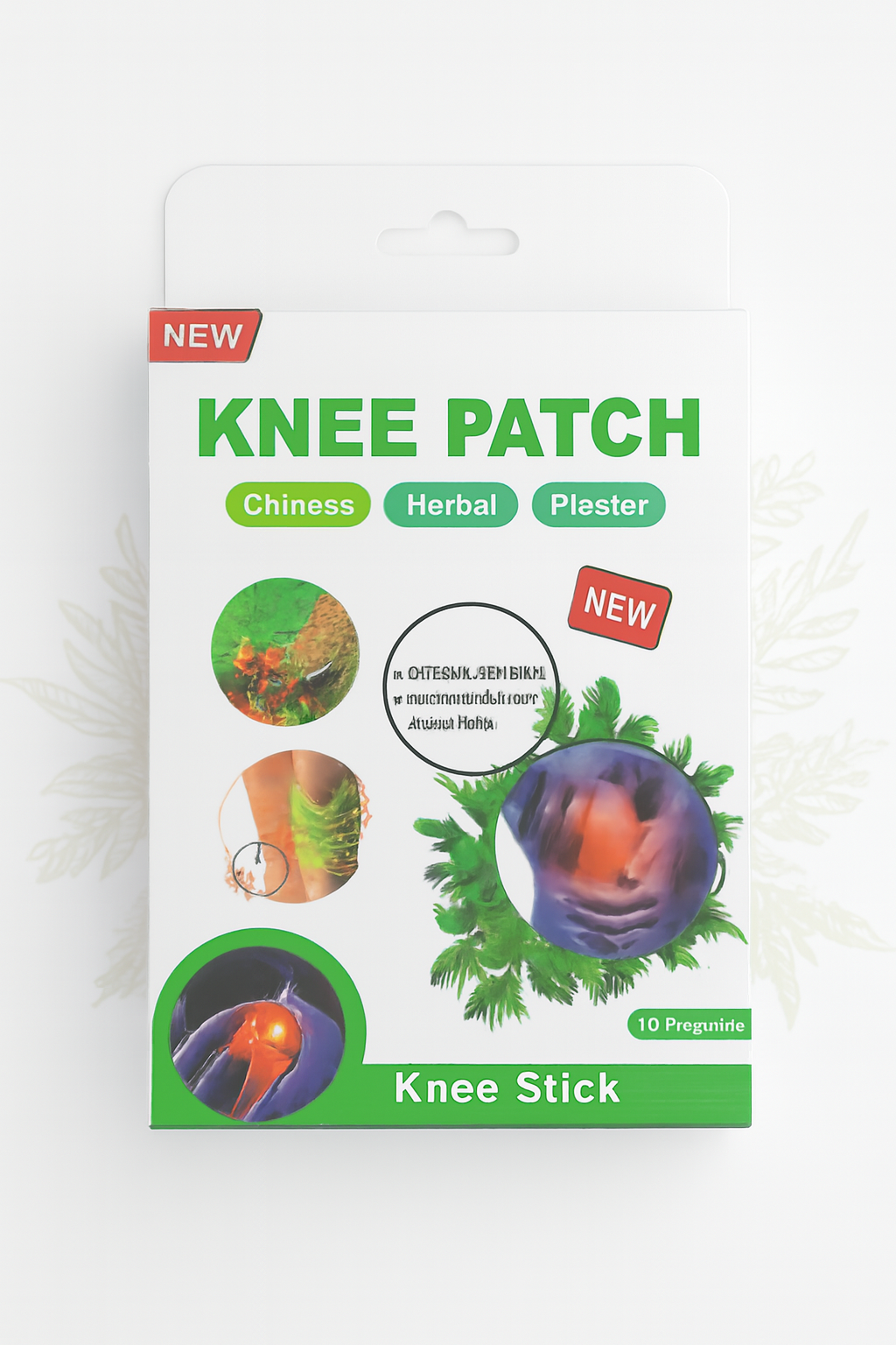 Herbal Knee Pain Relief Patch – Heat Therapy for Joint & Muscle Comfort, Natural Ingredients Pack Of 10 Pcs - Image 3