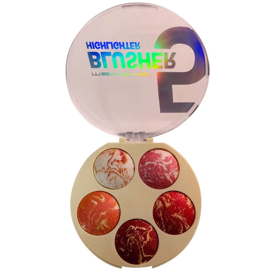 5-in-1 MSYAHO Professional Makeup Palette – 3D Highlighter, Blusher, Contour, Bronzer & Illuminator All-in-One Kit - Image 4