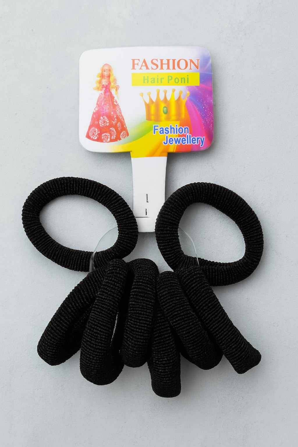 Pack Of 8 Hair Poni Set – Durable And Stylish Black And Multicolor Hair Bands For Women And Girls – Strong Elastic, Comfortable, And Everyday Use - Image 5