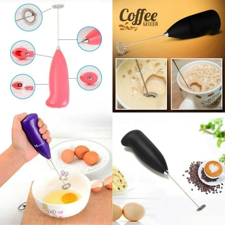 Multipurpose Electric Coffee Beater – Handheld Milk Frother & Egg Mixer - Image 3