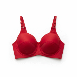 Plan Jersey Bra – Comfortable Everyday Women’s Bra | Soft Fabric, Perfect Fit, Red Color