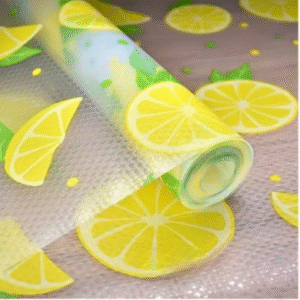 Waterproof Kitchen Mat Shelf Liner 45×150 – Easy To Clean, Oil Proof, Anti Slip Multipurpose Drawer And Shelf Cover (Random Color)