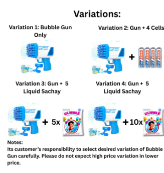 Bubble Bazooka Pro: Electric 2-in-1 Rocket Bubble Gun — Fast Bubbles for Parties, Beach & Backyard Fun - Image 2