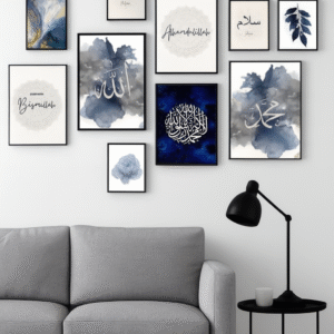 Wooden Photo Frame Set – 10 Pcs, Assorted Sizes for Wall & Table Décor