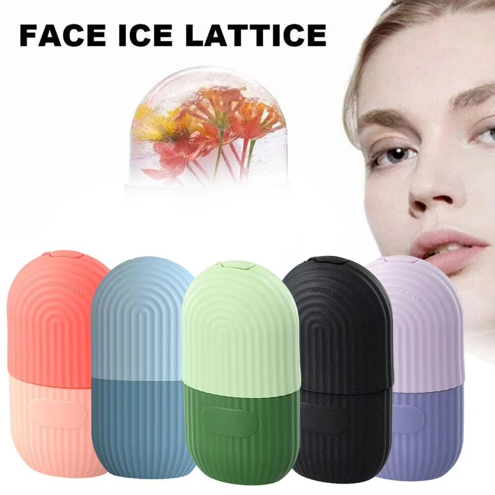 Cooling Ice Roller with Scrub – Facial Massage & Cleansing Ice Cube Lattice for Healthy, Glowing Skin (Random Color) - Image 3