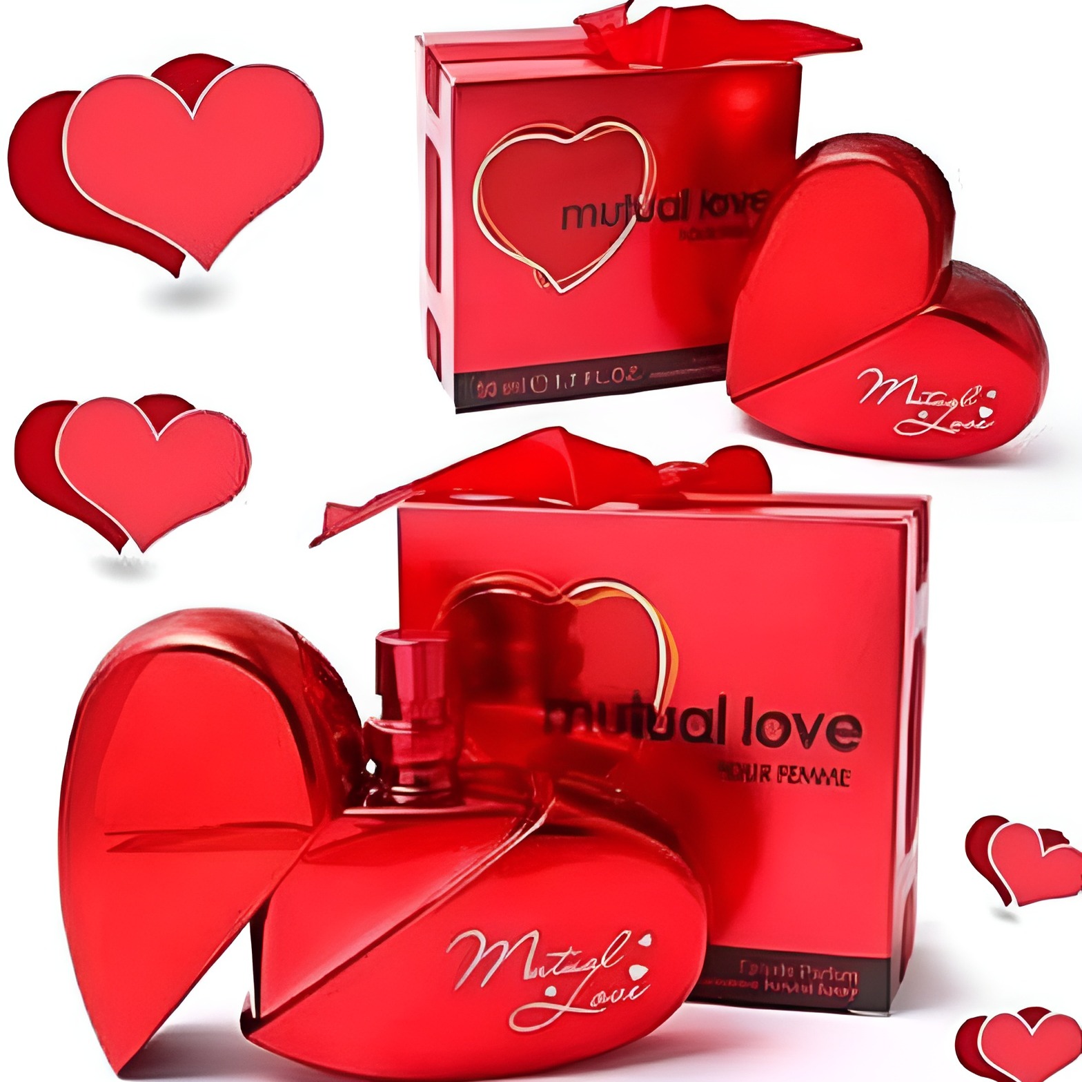Mutual Love Perfume For Women – Heart Shape Bottle EDP 50 ML - Image 2
