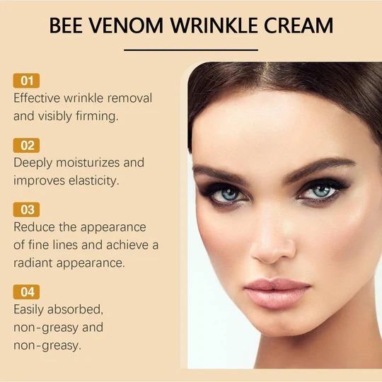 Bee Venom Botox Face Cream – Whitening, Anti-Aging & Deep Moisturizing Skincare for Bright, Smooth & Hydrated Skin - Image 5