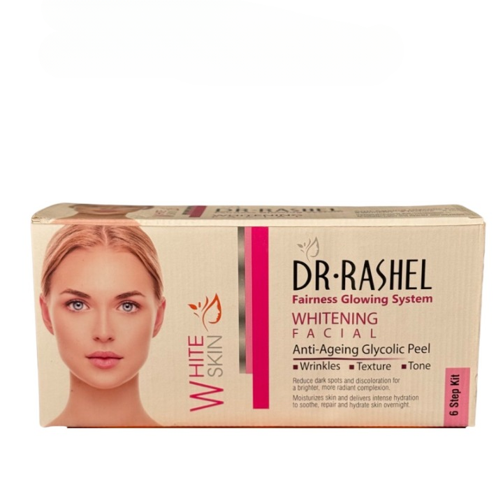 Dr.RASHEL Whitening Facial Kit 6 in 1 – Complete Skin Brightening & Care Set - Image 4