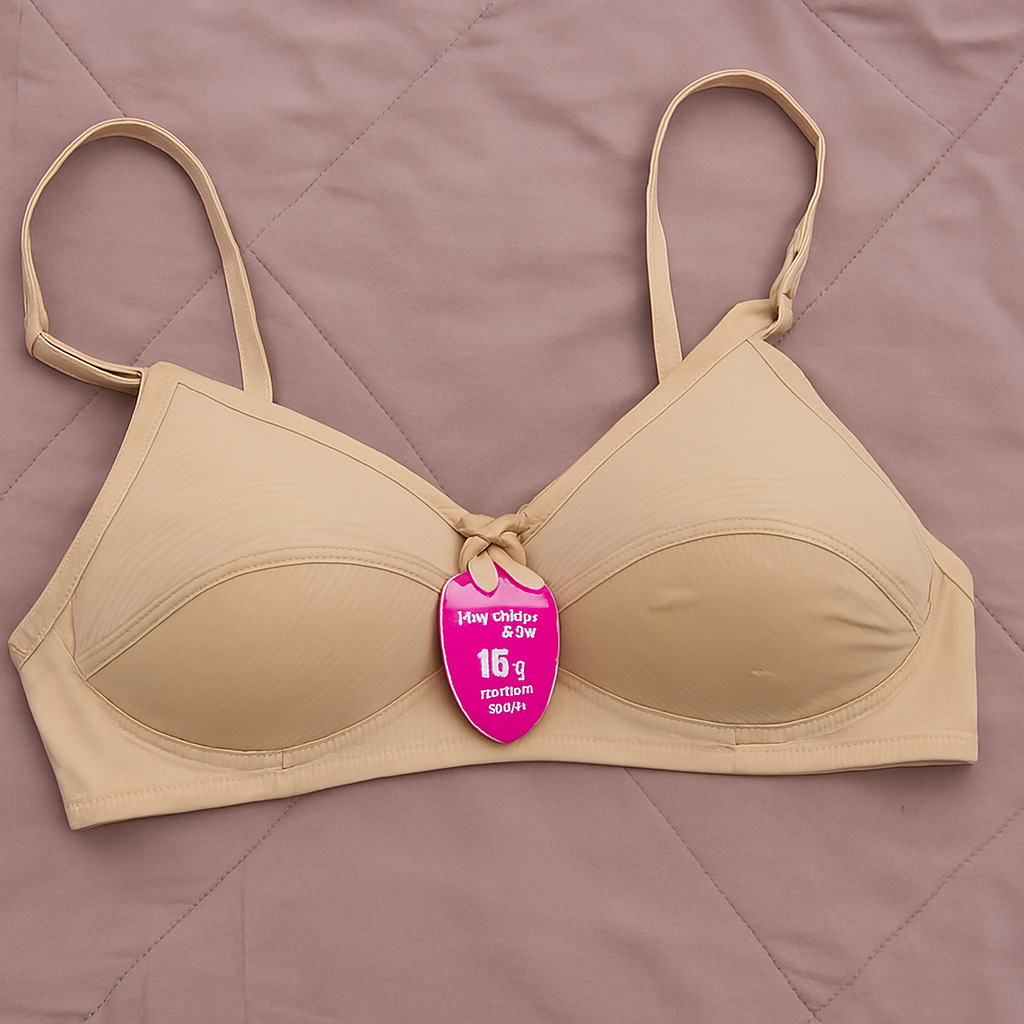 Jersey Lining Bra – Comfortable Everyday Wear (Skin color) - Image 3