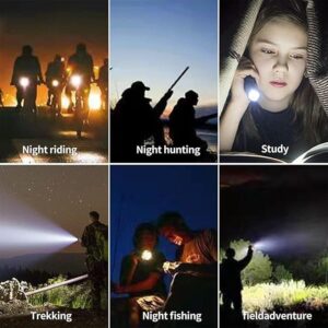 K31 USB Rechargeable LED Flash Light Flashlight