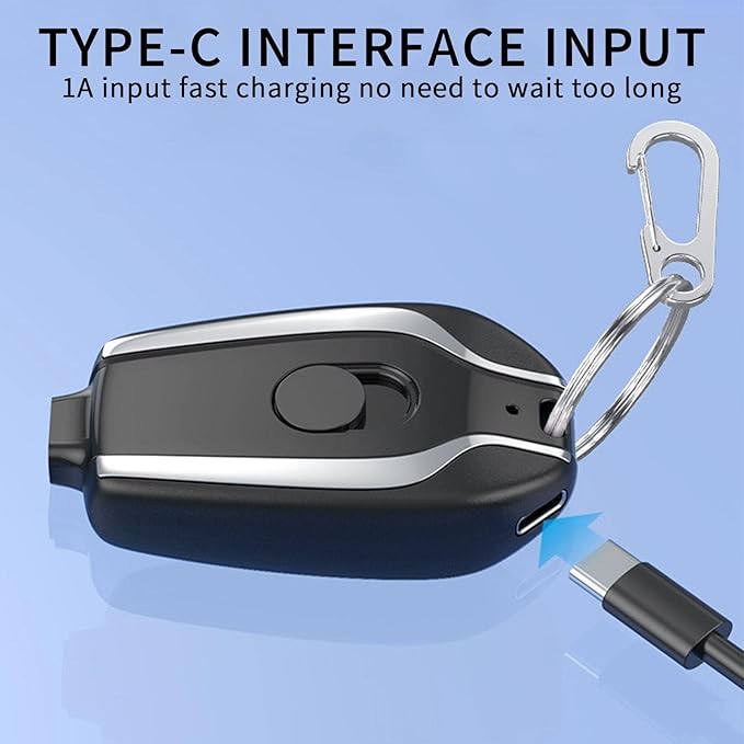 Emergency Keychain Portable Charger power bank (random color) - Image 2
