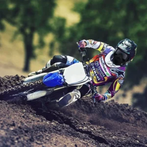 (NW000393) Motorcycle Goggles with Removable Full Face Mask Riding Glasses Dirt Bike ATV Motocross Detachable Eyewear (Random glass Shade)