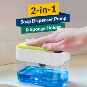 2-in-1 Soap Pump Dispenser – Kitchen Sink Liquid Soap Dispenser (Without Sponge)