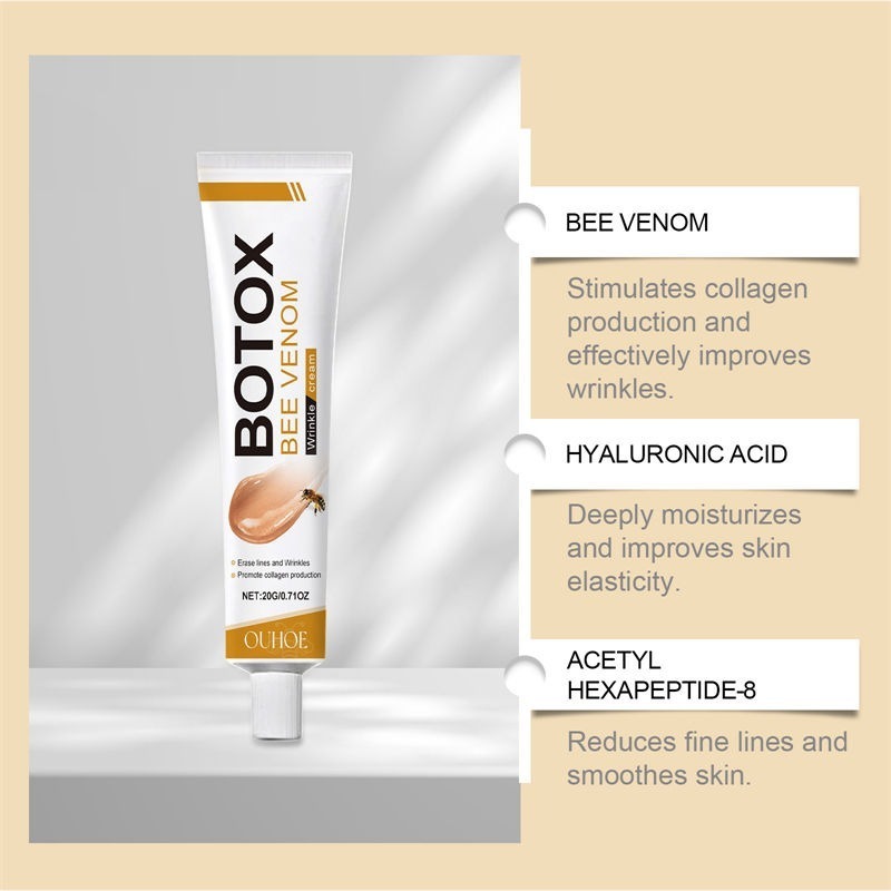 Bee Venom Botox Face Cream – Whitening, Anti-Aging & Deep Moisturizing Skincare for Bright, Smooth & Hydrated Skin - Image 4