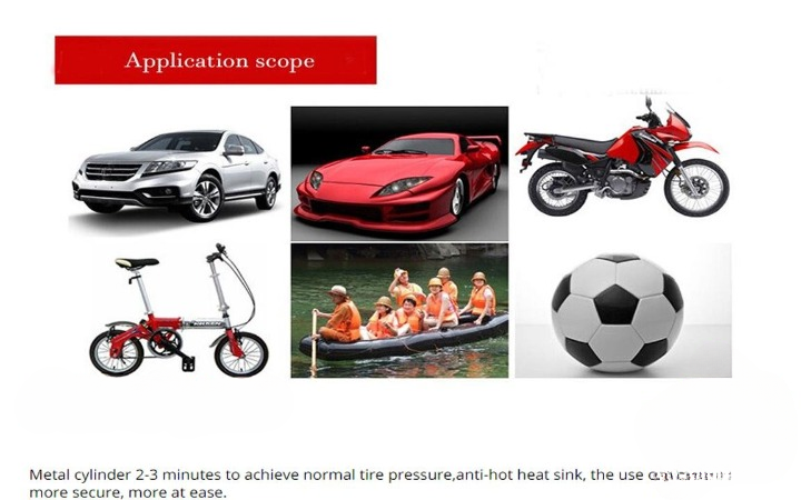 Foot And Hand Air Pump With Air Pressure Gauge – Fast Portable Car Bike And Cycle Inflator For Tires Balls And Inflatables - Image 5