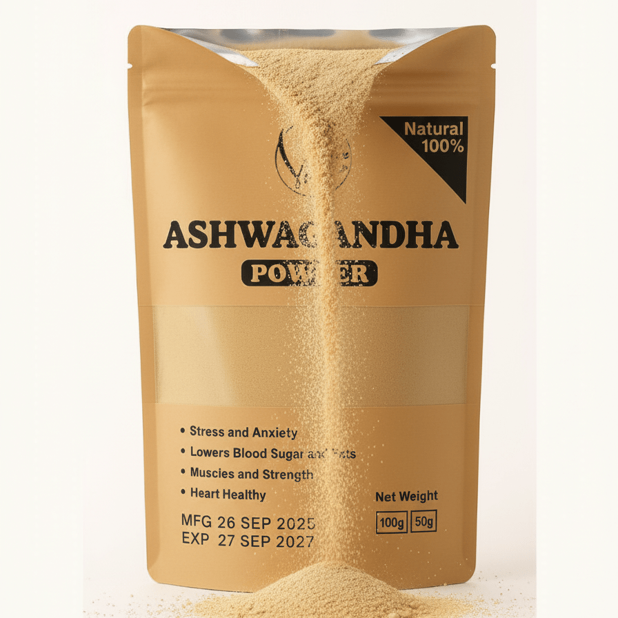 Ashwagandha Powder Pure And Natural | Herbal Supplement For Stress Relief, Energy, Immunity Boost, And Overall Wellness - Image 3