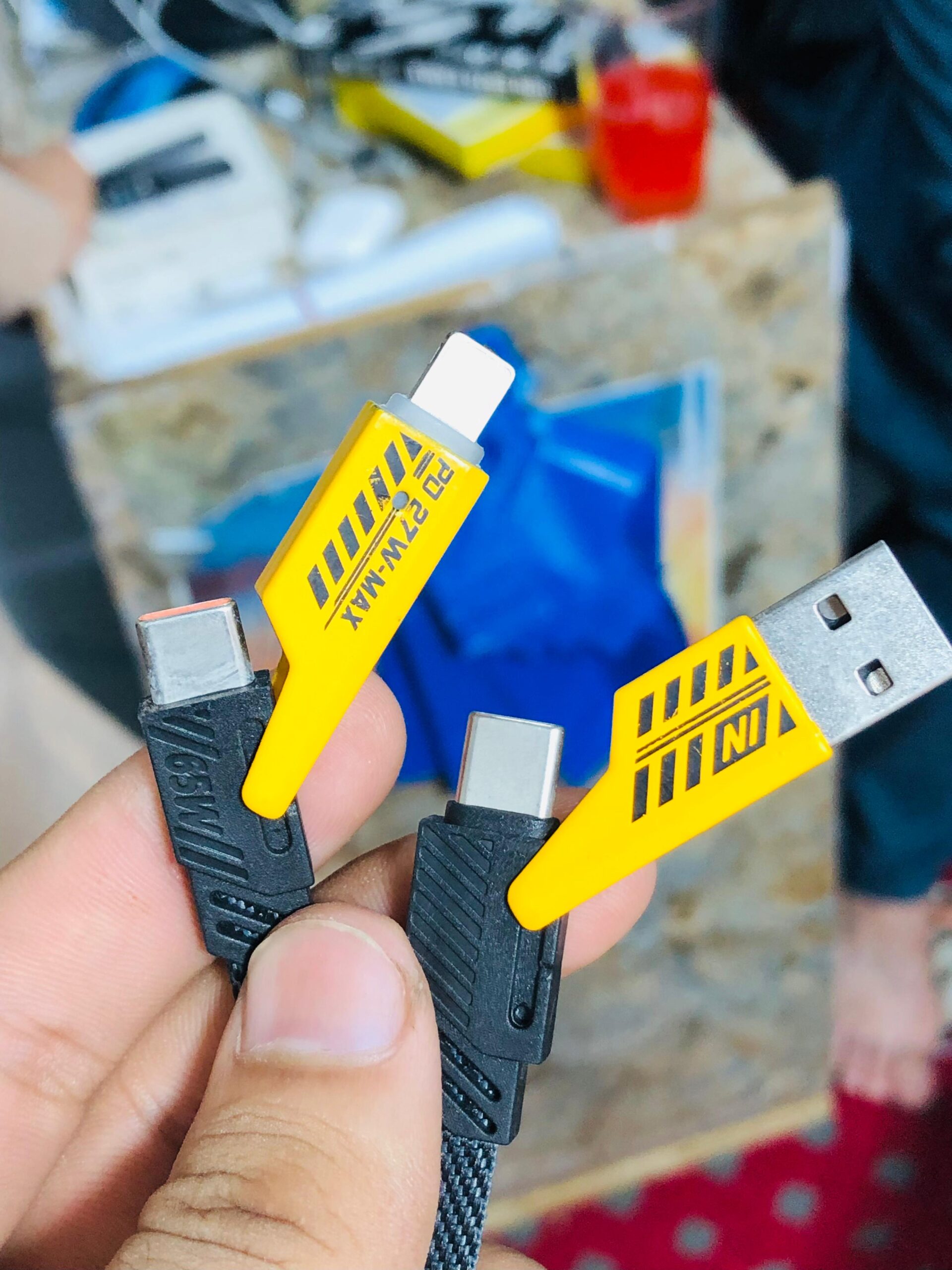 4-in-1 Multi USB Charging Cable – Fast PD Charger Cord for iPhone, iPad, Samsung & MacBook (Type-C & iPhone Compatible) (Without Box) - Image 5