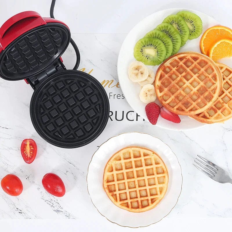 Waffle Maker Breakfast Machine – Non Stick Easy Clean Compact Electric Appliance For Quick And Delicious Homemade Waffles - Image 4