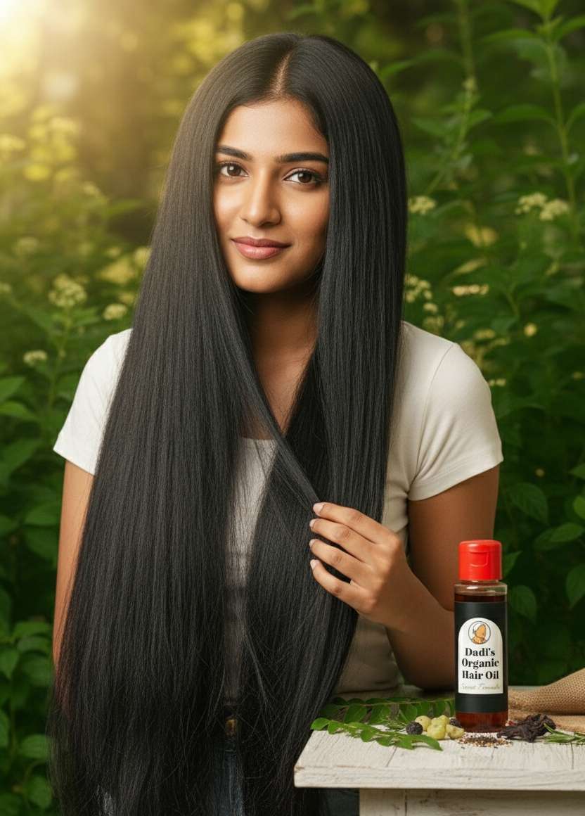 Dadi’s Organic Hair Oil Best for Hair Problems 100 ml - Image 3