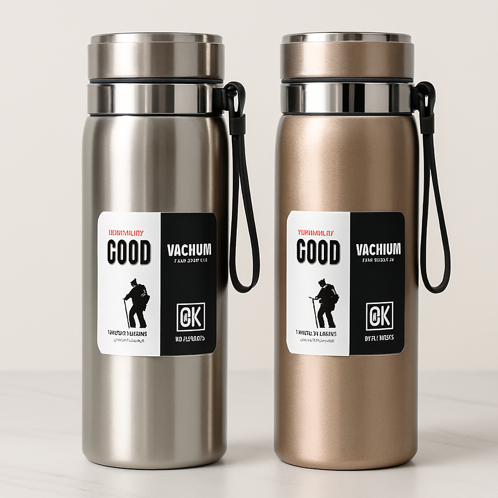 1000ml Large Capacity Stainless Steel Thermos Bottle – Hot & Cold Vacuum Flask Water Bottle (Random color) - Image 4
