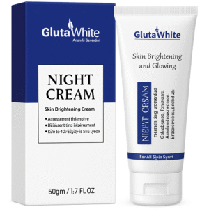 Gluta White Night Cream – Advanced Skin Brightening, Nourishing & Anti-Aging Formula (50ml)