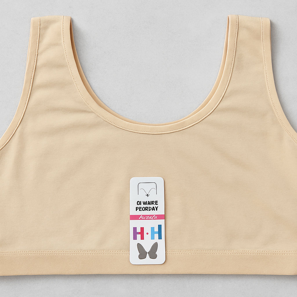 Malai Stuff Non-Padded Bra for Teenagers – Lightweight & Comfortable Everyday Wear | Plain Beige, Sizes 28, 30, 32, 34, Cups A & B - Image 3