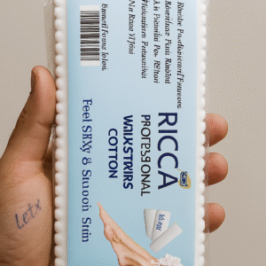 RICCA High-Quality Cotton & Non-Woven Wax Strips – Soft, Smooth & Shiny Skin Hair Removal Strips for Face, Arms, Legs & Body, Easy & Effective Use