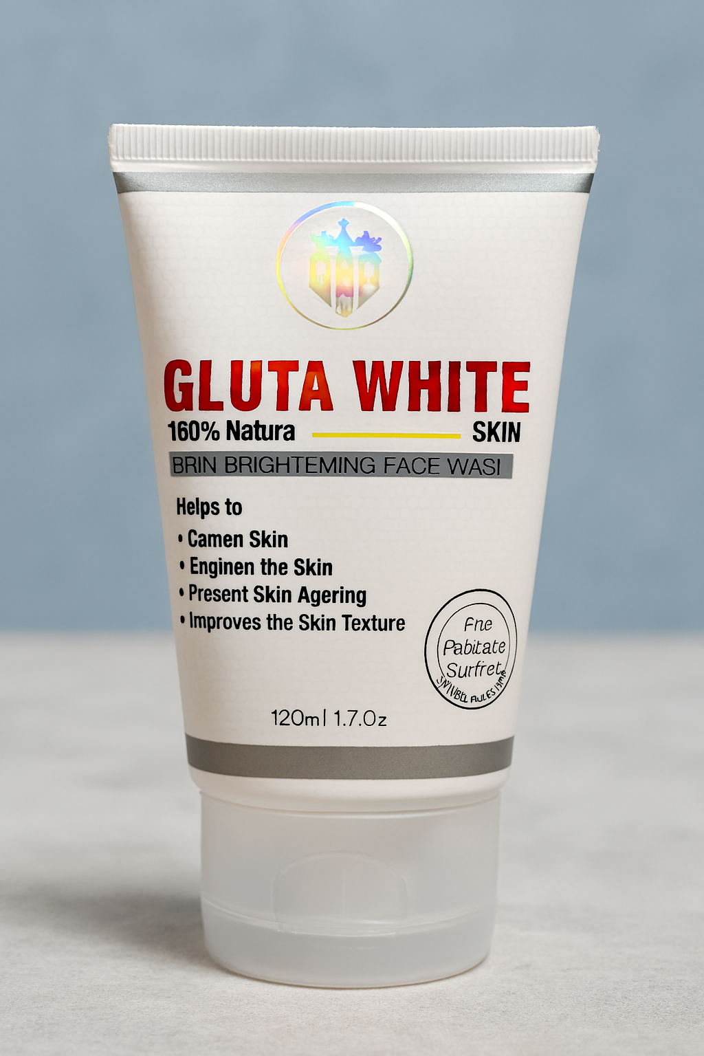 Gluta Skin Brightening Face Wash 120ml – Gentle Deep Cleanser for Radiant, Clear & Smooth Skin, Removes Dirt, Oil & Impurities - Image 3