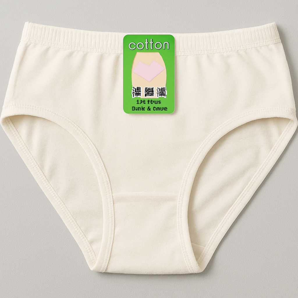 Jersey Plain Panties for Women – Soft, Comfortable & Lightweight Everyday Underwear, Available in Sizes S, M, L (Beige) - Image 3