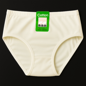 Jersey Plain Panties for Women – Soft, Comfortable & Lightweight Everyday Underwear, Available in Sizes S, M, L (Beige)