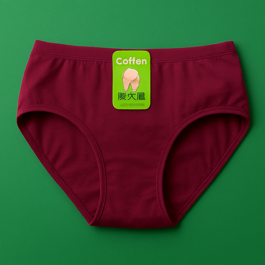 Jersey Plain Panty for Women – Soft, Lightweight & Comfortable Everyday Underwear, Breathable Jersey Fabric in Maroon - Image 2