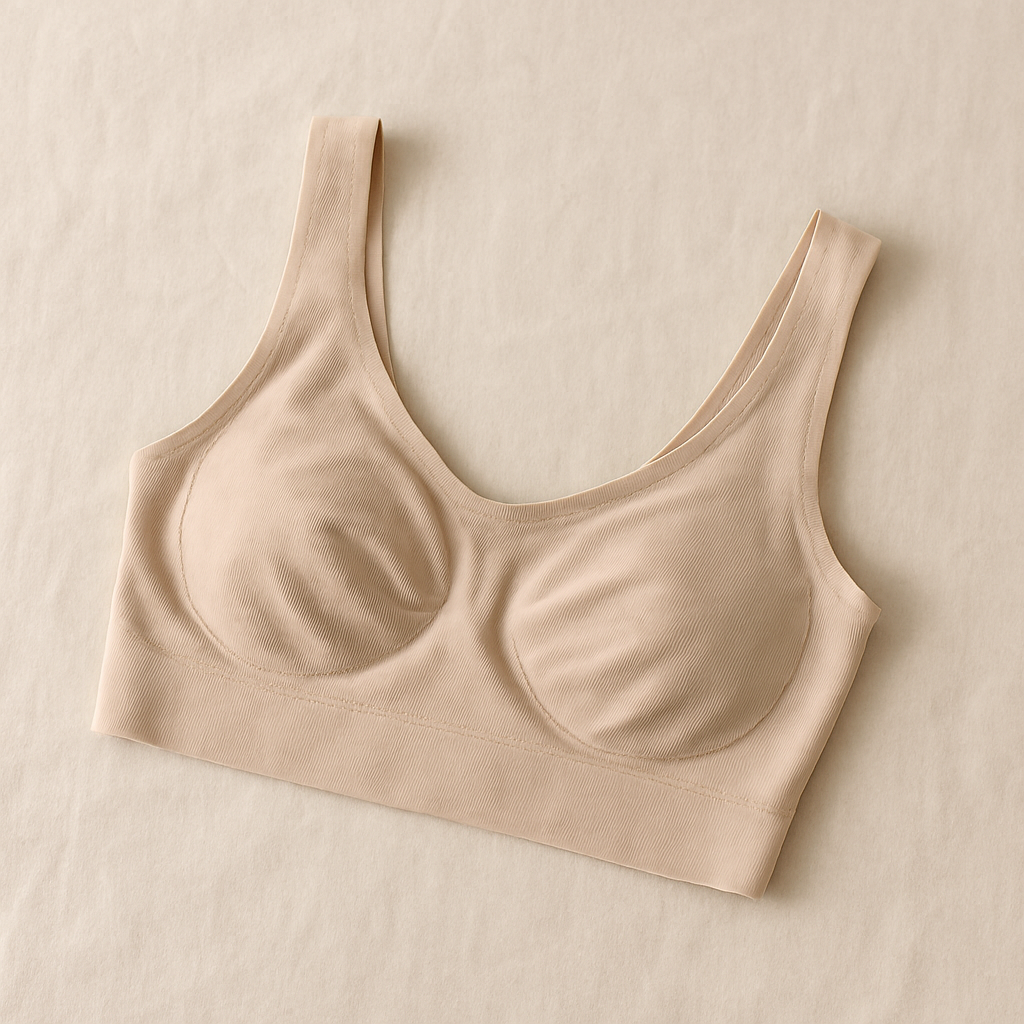 Ladies Air Bra – Soft Jersey Fabric, Plain Non-Padded Design, Comfortable & Lightweight Everyday Wear Lingerie in Skin Color ( Stretchable Size ) - Image 3