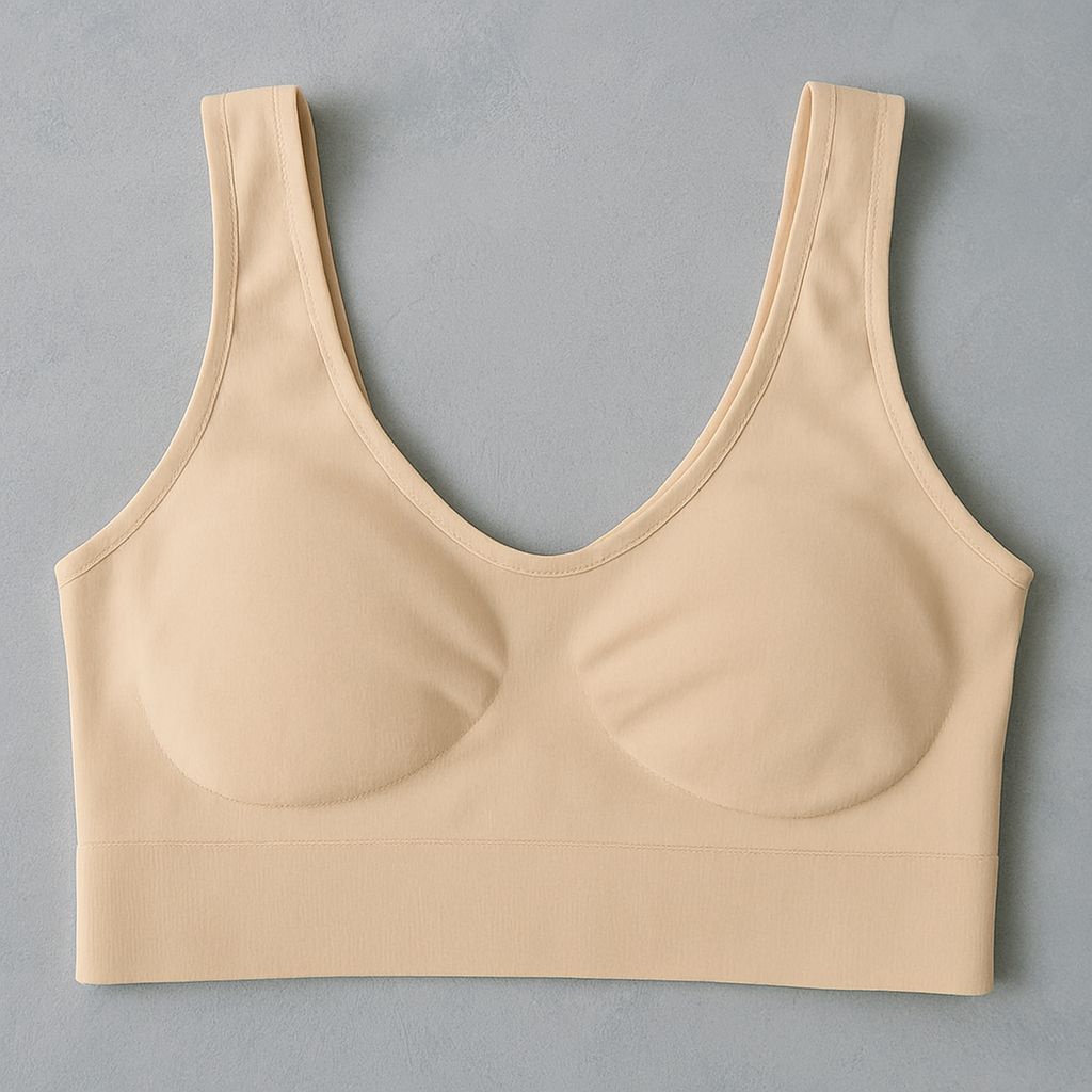 Ladies Air Bra – Soft Jersey Fabric, Plain Non-Padded Design, Comfortable & Lightweight Everyday Wear Lingerie in Skin Color ( Stretchable Size ) - Image 2