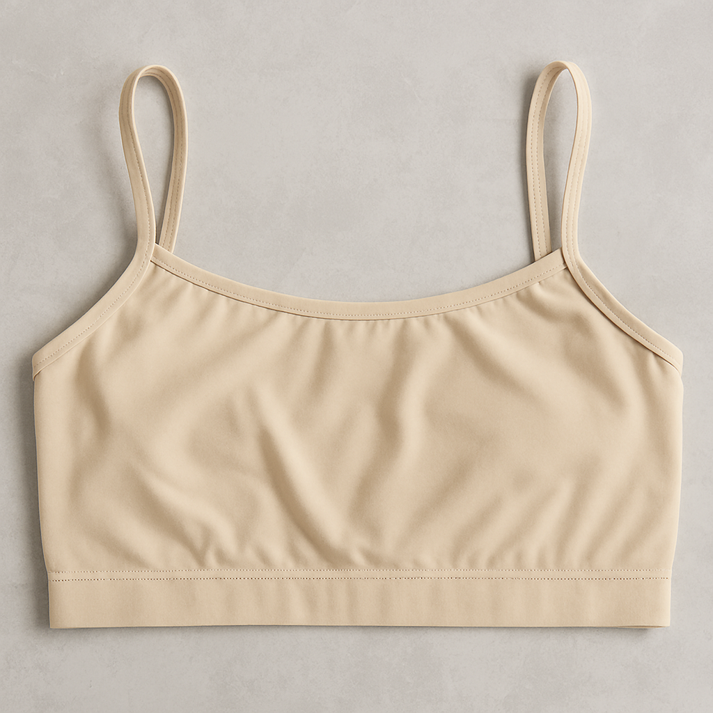 Teenagers’ Malai Non-Padded Bra – Soft, Lightweight & Comfortable Everyday Wear Lingerie, Plain Design in Beige, Sizes 28, 30, 32 - Image 3