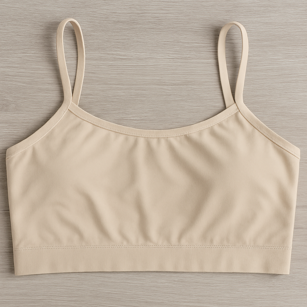 Teenagers’ Malai Non-Padded Bra – Soft, Lightweight & Comfortable Everyday Wear Lingerie, Plain Design in Beige, Sizes 28, 30, 32 - Image 2