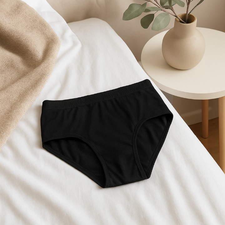Jersey Plain Panty for Women – High Quality Soft & Lightweight Fabric, Black (S, M, L) - Image 2
