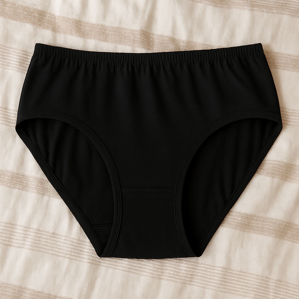 High Quality Pure Cotton Soft Fabric Panty – Comfortable Everyday Wear (Black, S/M/L) - Image 2