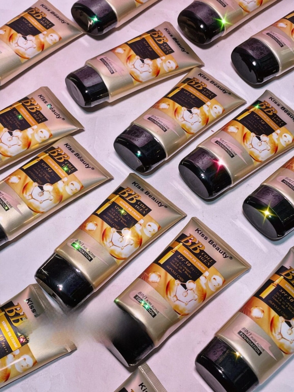 8-in-1 BB Collagen Liquid Foundation – Full Coverage, Long Lasting & Hydrating (65ml, Shades 110 & 115)