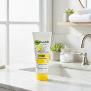 Garnier Pure Lemon Essence Face Wash – 100g Brightening Daily Cleanser for Fresh, Oil-Free & Radiant Skin | Gentle Liquid Formula