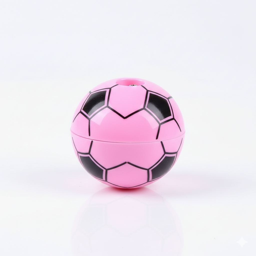 Football Shape Pencil Sharpener Set – Pack of 12 | Fun & Durable Stationery for Kids, Students, and Office Use | Compact & Easy to Use Sharpeners (Random Color) - Image 4