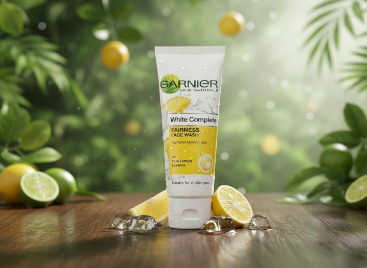 Garnier Pure Lemon Essence Face Wash – 100g Brightening Daily Cleanser for Fresh, Oil-Free & Radiant Skin | Gentle Liquid Formula - Image 4